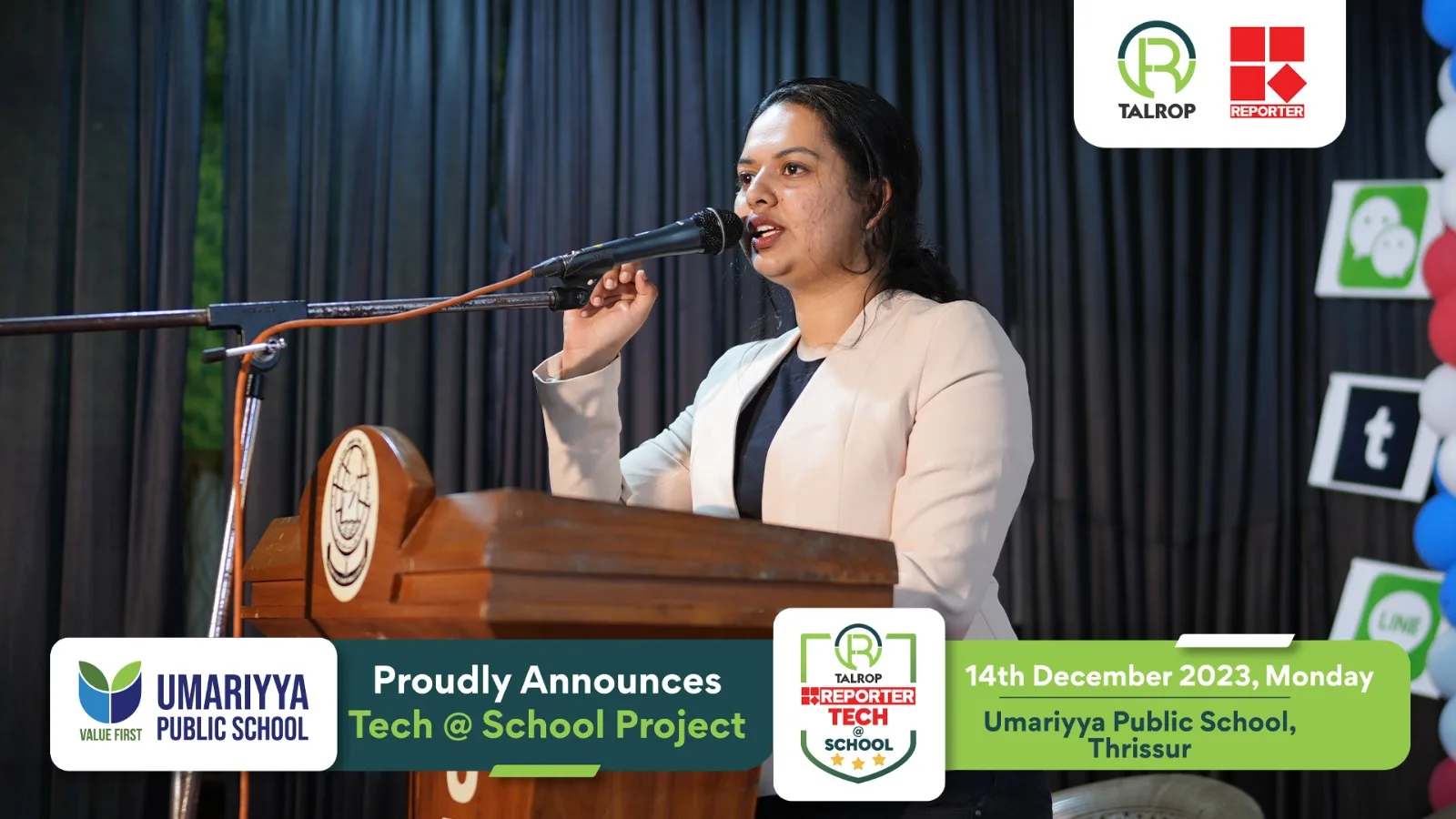 Tech @ School announcement